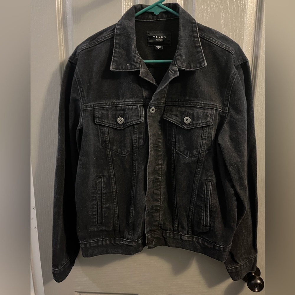 Men's Black Denim Jacket